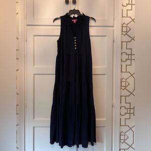 Lilly Pulitzer Malone Maxi Dress in True Navy
